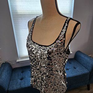 Gianni-Bini festive sequin top